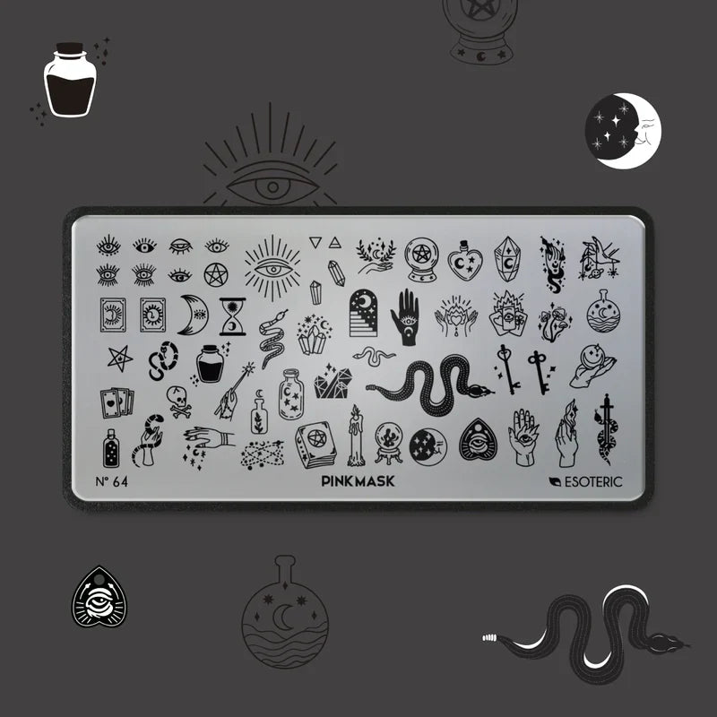 Pink Mask - Stamping Plate Esoteric #64