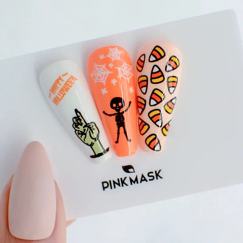 Pink Mask - Stamping Plate Horror #51