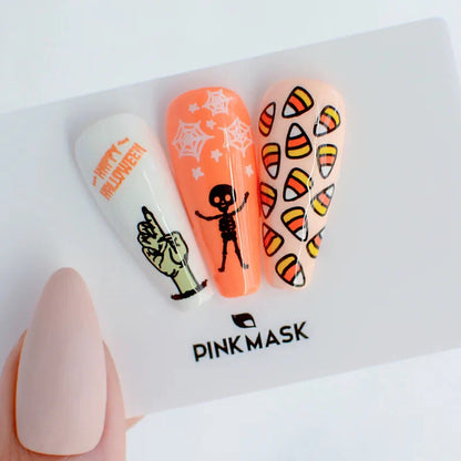 Pink Mask - Stamping Plate Horror #51