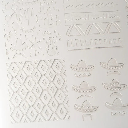 Pink Mask - Stamping Plate Mexico #8