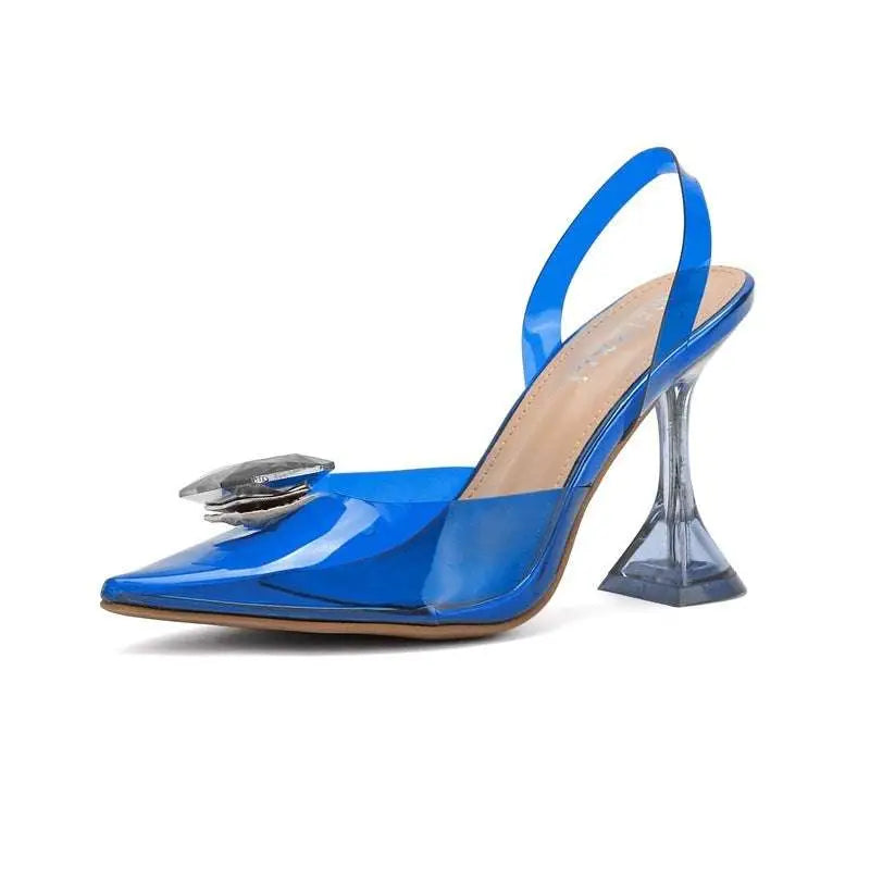 Pink Satin Bow Women’s High-heeled Sandal