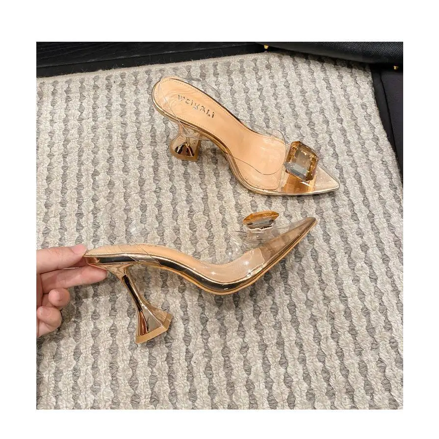 Pink Satin Bow Women’s High-heeled Sandal