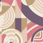 Pink and Purple American Bold Hoffman Cotton 44/45 Fabric Per Yard