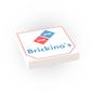 Brickino's Pizza Box -  Pizza Delivery - Custom Printed - Made Using a LEGO® Tile