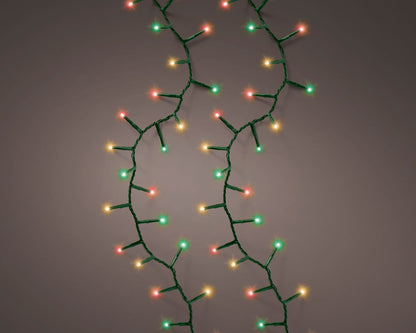 LED Twinkle Stringlight - 500 Lights - Multicolor - Green Wire