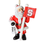 NC State Santa Claus Resin Ornament