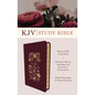 The KJV Study Bible, Indexed [Crimson Bouquet] - Imitation Leather