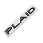 PLAID Letter Badge Emblem | Premium Alloy | 3M Adhesive | 4 Finishes Available