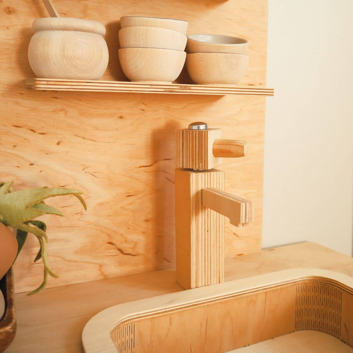 Wooden Play Kitchen