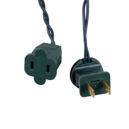 Jingle Bright 100 LED Light Set - Cool White Twinkle - Green Wire