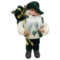 Lucky Leprechaun Santa Figurine Ornament - 9 inches