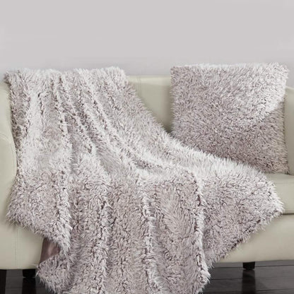 Plush Throw Blanket and Pillow Set