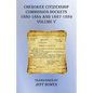Cherokee Citizenship Commission Dockets Volume V: 1880-1884 and 1887-1889 - Paperback