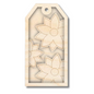 Unfinished Wood Layered Christmas Gift Tags | 14 Options | 3 Piece | 4"-6" Tall | 1/8" Wood | Wood Craft DIY