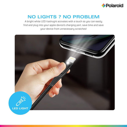 Polaroid Apple MFi Certified 5 Ft. Lightning Cable