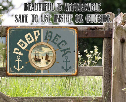 Poop Deck - Metal Sign