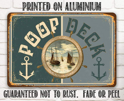 Poop Deck - Metal Sign
