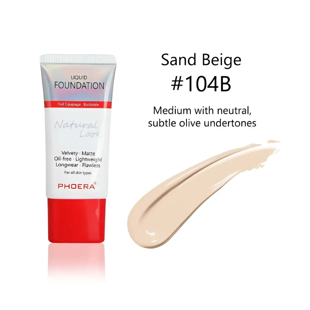 Porcelain #101 Matte Silky Tube Liquid Foundation