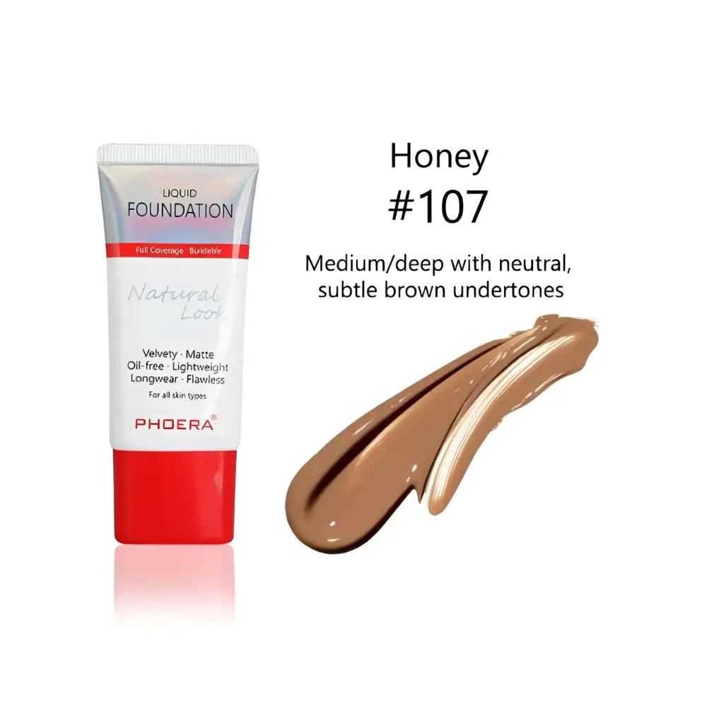 Porcelain #101 Matte Silky Tube Liquid Foundation