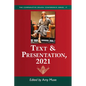 Text & Presentation, 2021 - Paperback