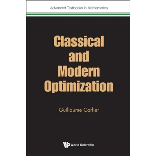 Classical and Modern Optimization - Paperback