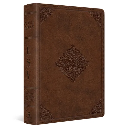 Study Bible-ESV-Personal Size Ornament Design - Imitation Leather