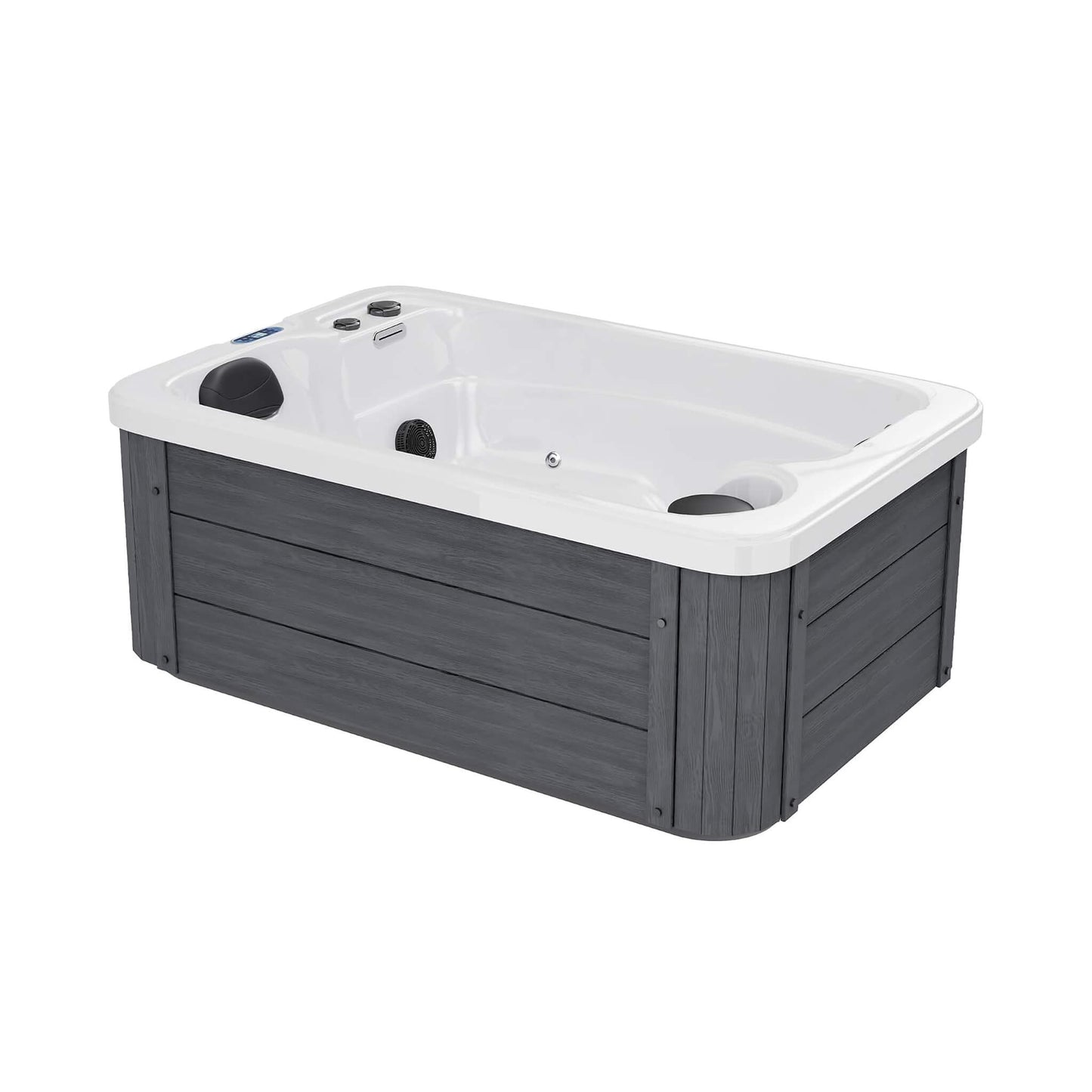 Nuvia Premium 2-Person Outdoor Hot Tub W/ 15 Stainless Steel Jets (SAK92015)
