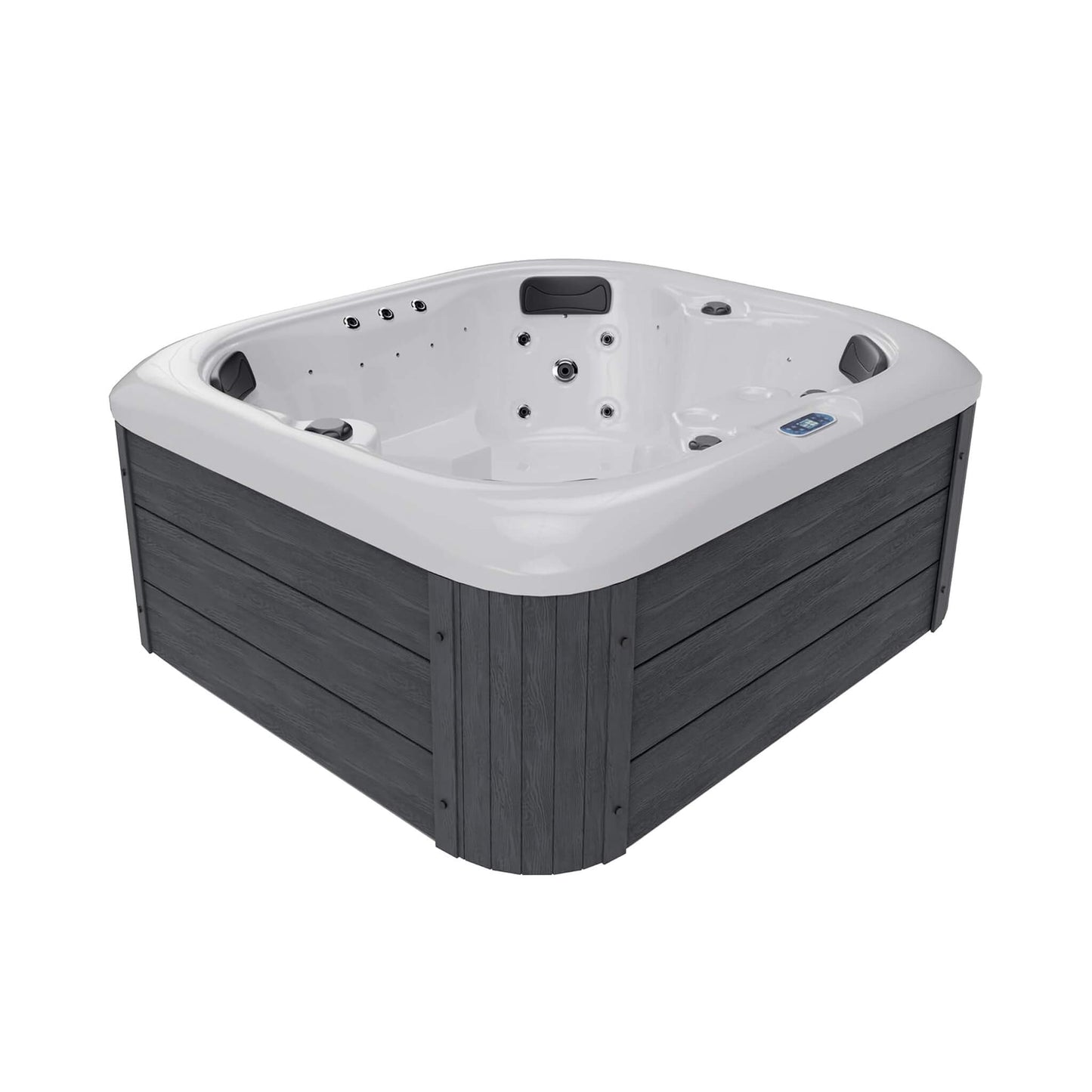 Nuvia Premium 4-Person Outdoor Hot Tub W/ 23 Stainless Steel Jets (SAK29185)