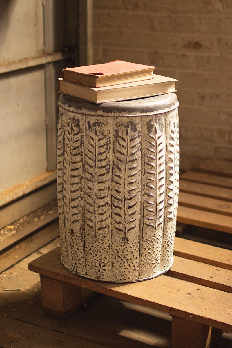 Pressed Tin Stool