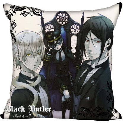 Black Butler Halloween Decorative Pillow