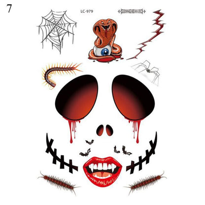 Halloween Bloody Handprint stickers