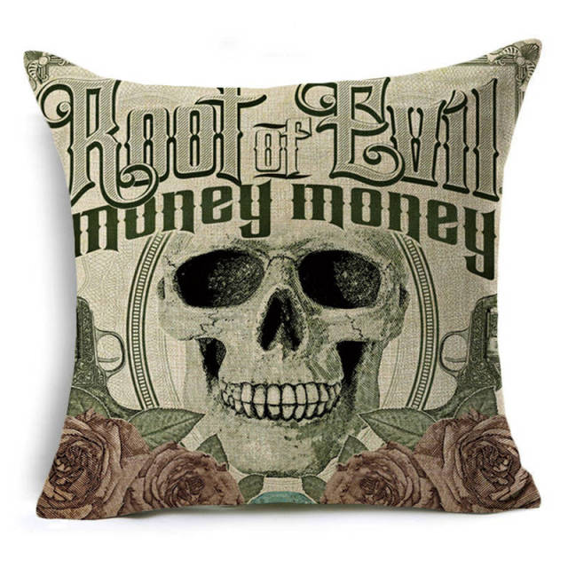 Halloween retro pattern Cushion Cover