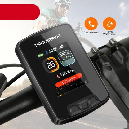 GPS Wireless Bike Computer Waterproof Bicycle Odometer Large Color LCD Screen Maps Navigation Cycling Speedometer Wired Bicycle Speedometer Waterproof Cycle Computer With Backlight LCD Display Automatic Sleep
