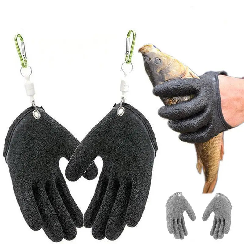 Professional Fisherman Catch Latex Fishing Gloves