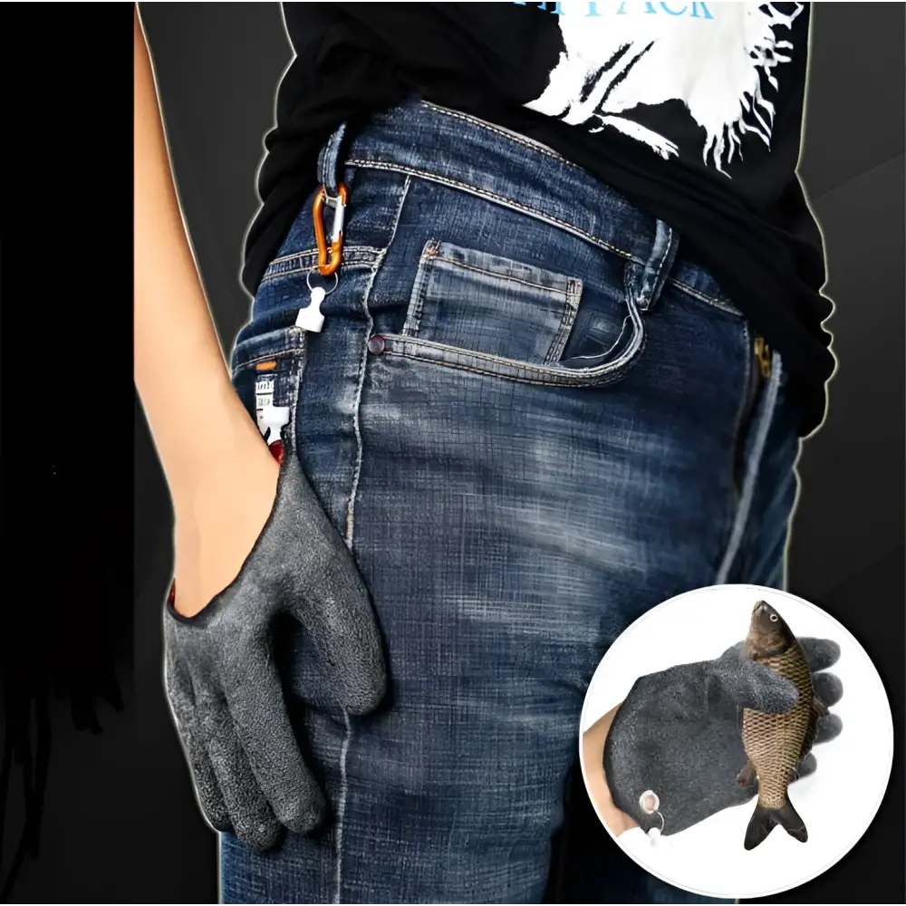 Professional Fisherman Catch Latex Fishing Gloves