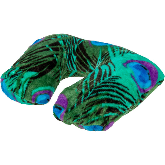 Super Cozy&trade; Peacock Inflatable Neck Pillow