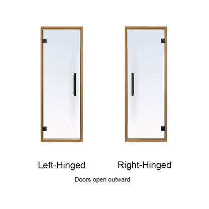 Prosaunas 24X73-Inch Aspen Prehung Clear Glass Sauna Door (SAK68524)