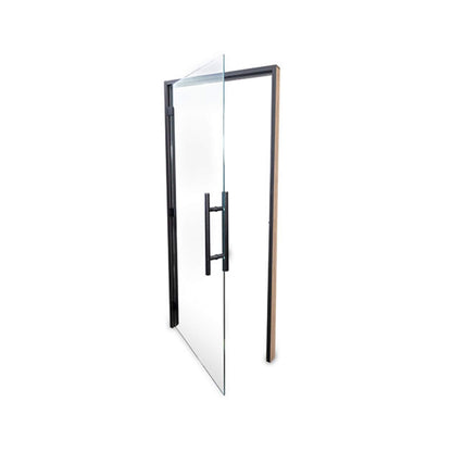 Prosaunas 36X81-Inch Black Alder Clear Prehung ADA Glass Sauna Door (SAK15497)