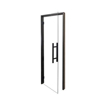 Prosaunas 24X81-Inch Black Alder Clear Glass Sauna Door (SAK38670)