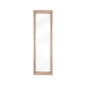 Prosaunas 16X60-Inch Framed Hemlock Extra-Large Framed Dual Pane Clear Glass Sauna Window (SAK46398)