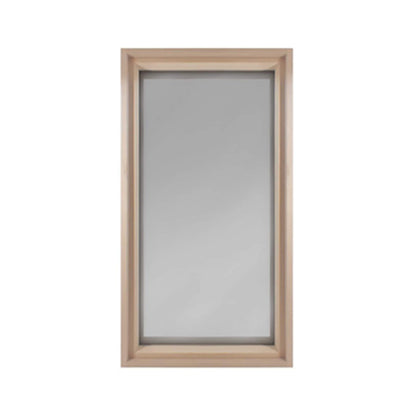 Prosaunas 16X30-Inch Framed Hemlock Tempered Dual Pane Tinted Glass Sauna Window (SAK45231)
