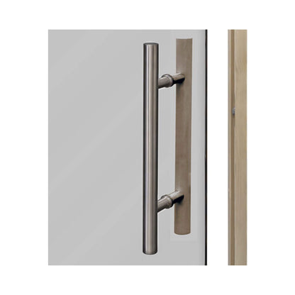 Prosaunas 24X81-Inch Prehung Tinted Glass Sauna Door With Aspen Frame (SAK46019)
