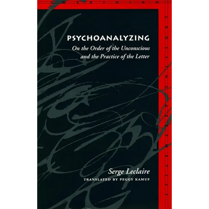 Psychoanalyzing: On the Order of the Unconscious and the Practice of the Letter - Hardcover