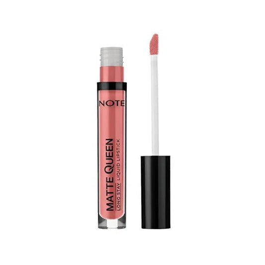 Note Cosmetics Matte Queen Liquid Lipstick - Long Lasting, High Pigment, Matte Finish Formula - Noble Rose