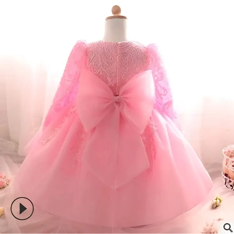 Purple Lace Girls Dress Rose Wedding Dress Skirt