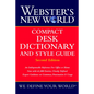 Webster's New World Compact Desk Dictionary and Style Guide, Second Edition - Hardcover