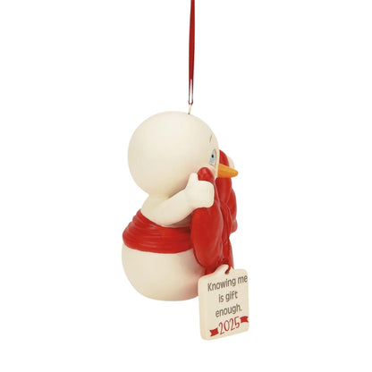 Knowing Me Is A Gift Enough - Dated Ornament