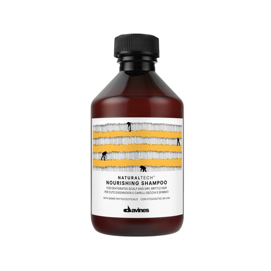 Davines Sulfate-Free Shampoo for Dry, Damaged Hair - Nourishing, Gentle, 8.45 fl oz