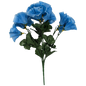 15-Inch Faux Blue Petunia Bush
