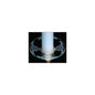Single Glass Bobeche - White Lace